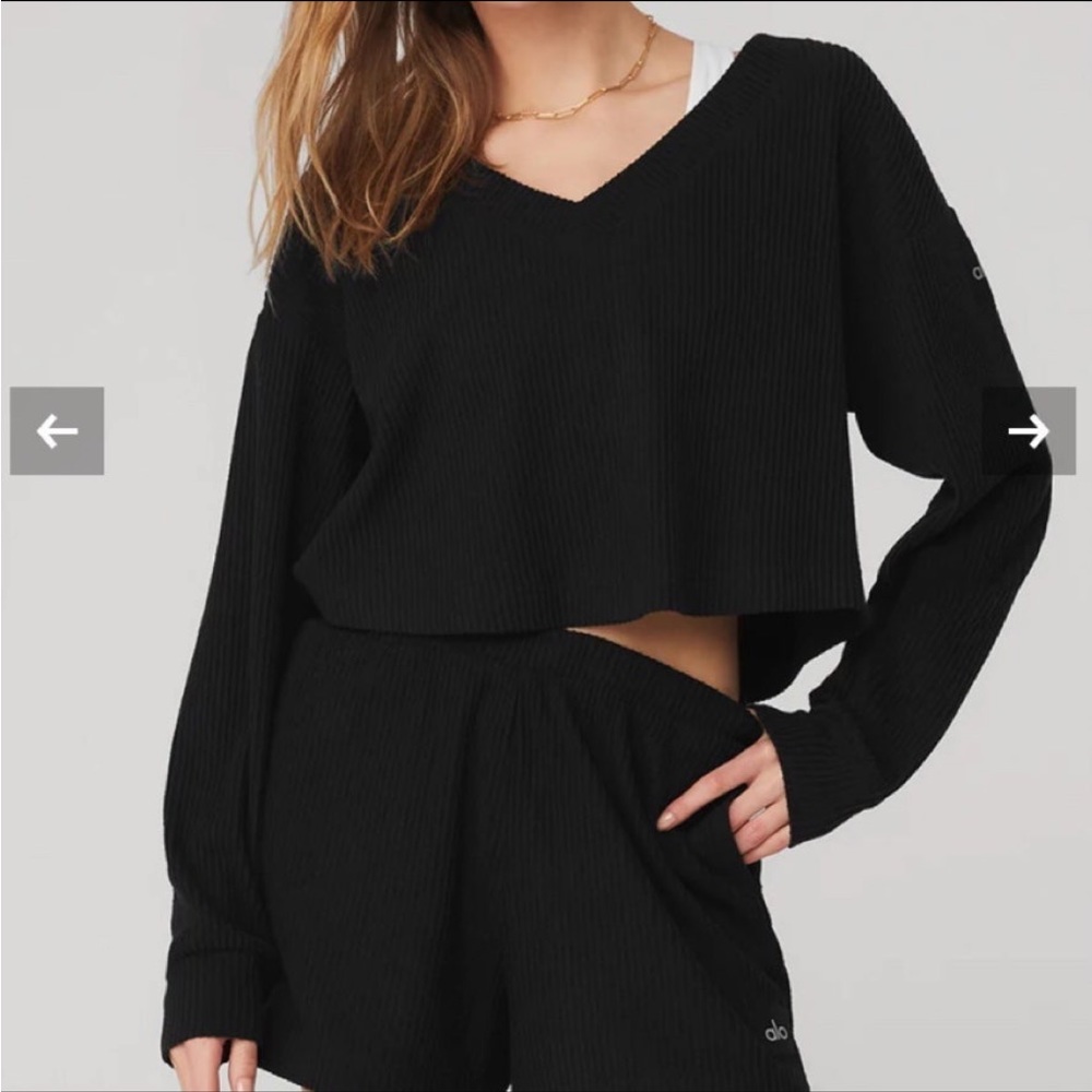 Alo Muse V-Neck Top